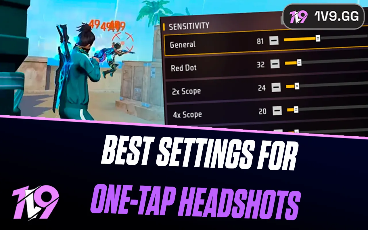 Best Free Fire Sensitivity Settings For One-Tap Headshots